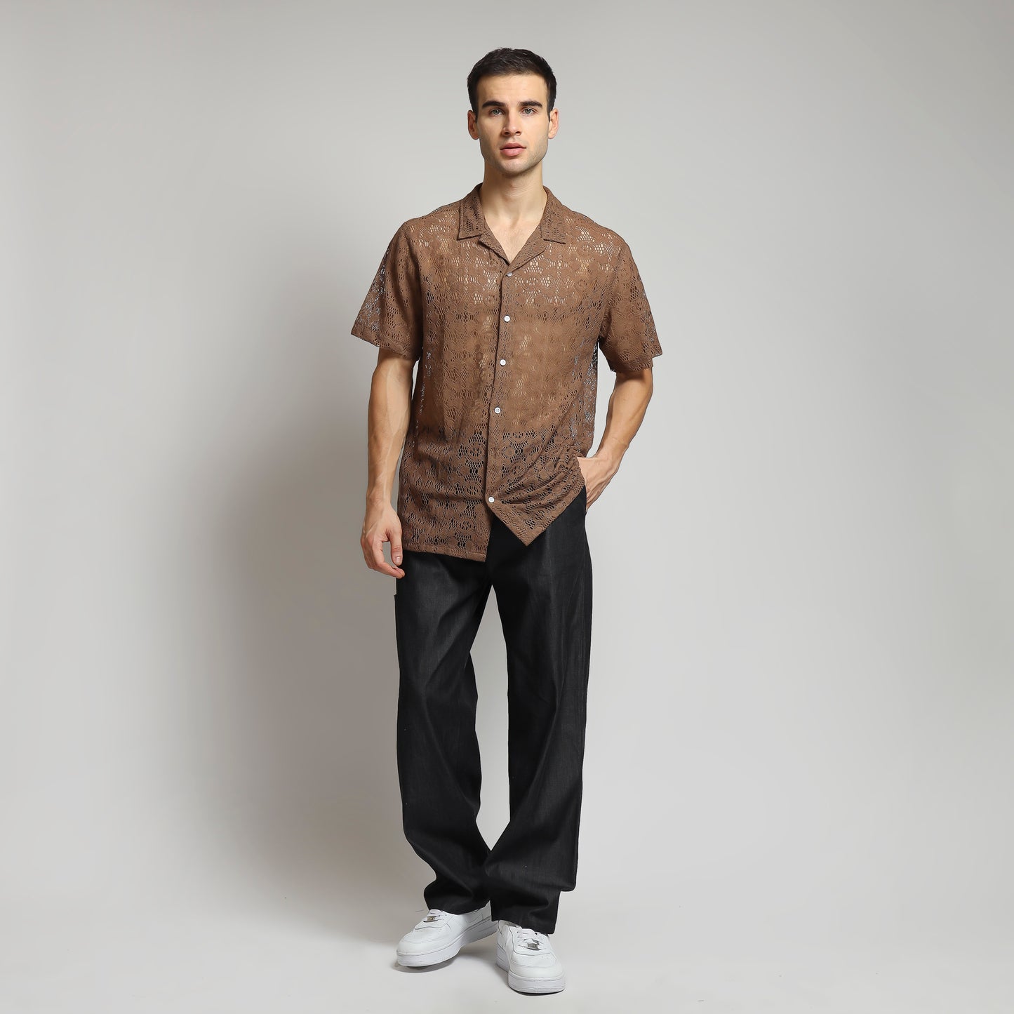 The Lace Coffee Shirt